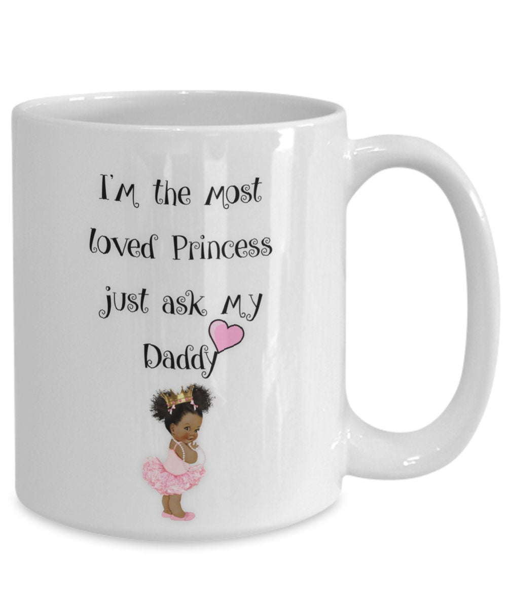 I Love My Daughter Princess Mug Gift from Dad