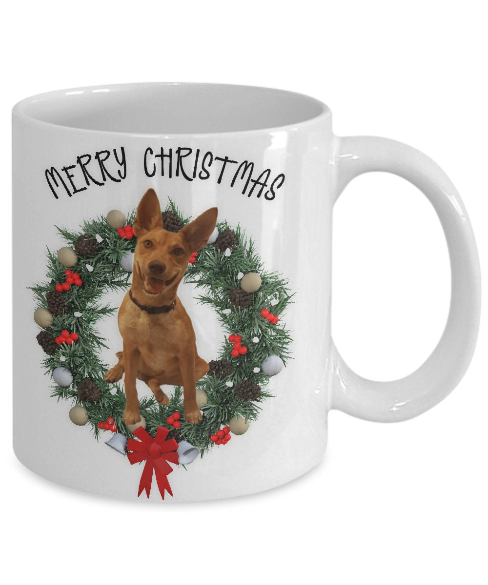 Celebrate the holidays with a festive Dingo Christmas mug