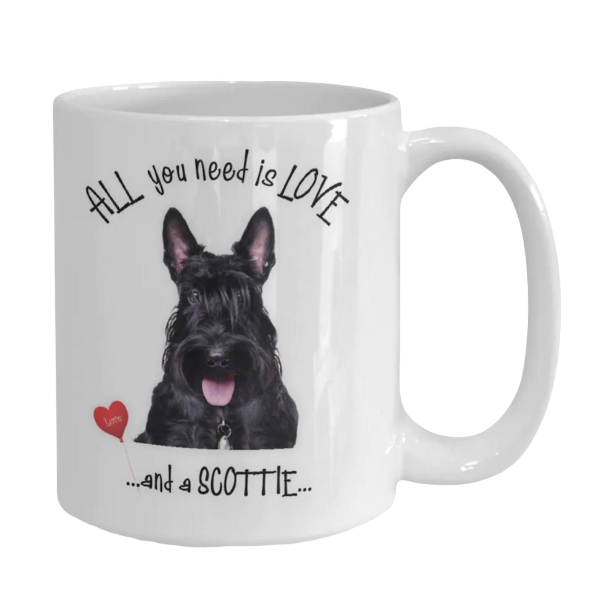All you need is love and a Scottie coffee mug