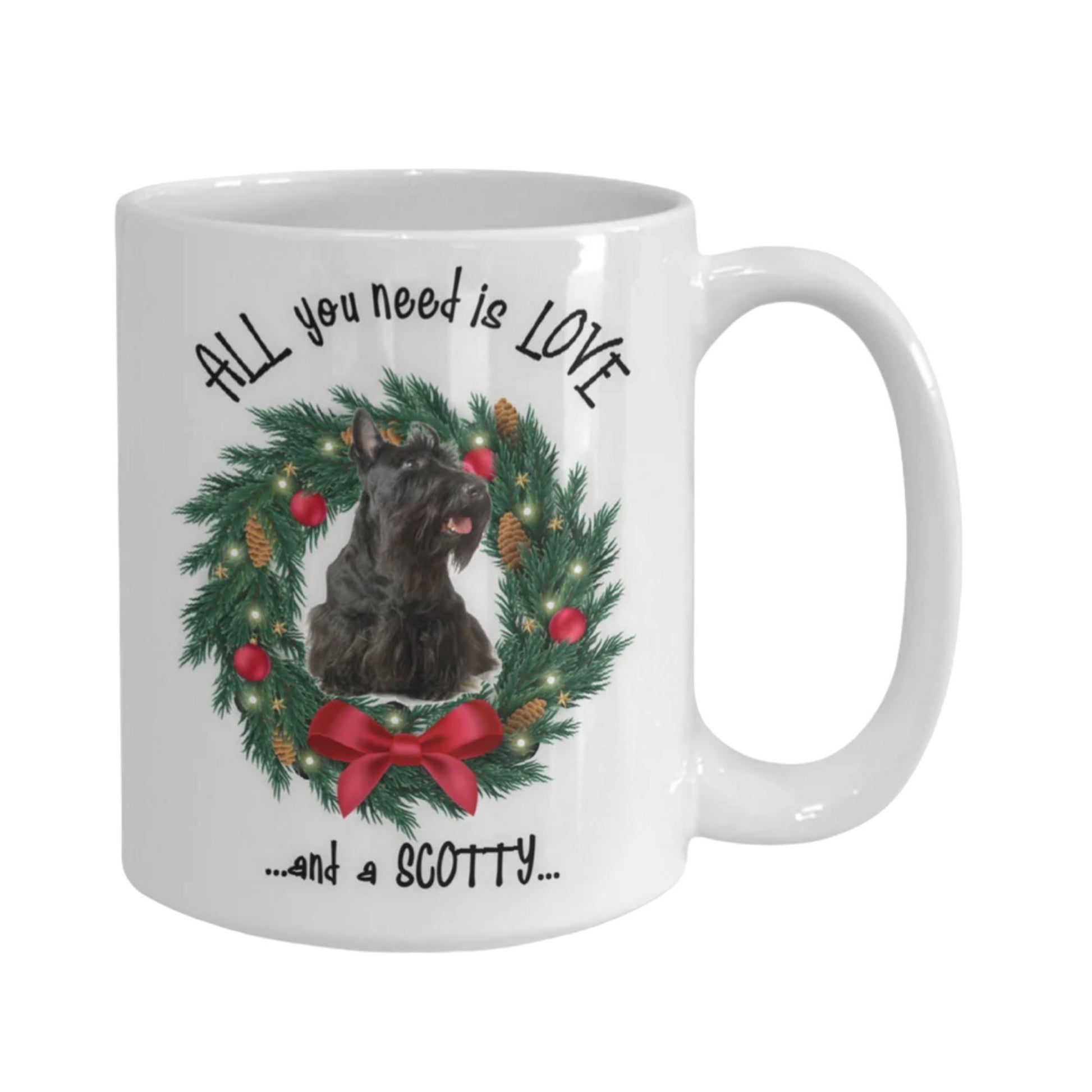 All you need is love and a Scotty ceramic coffee mug