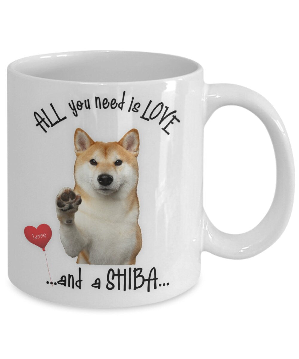 All You Need Is Love and a Shiba Dog Mug