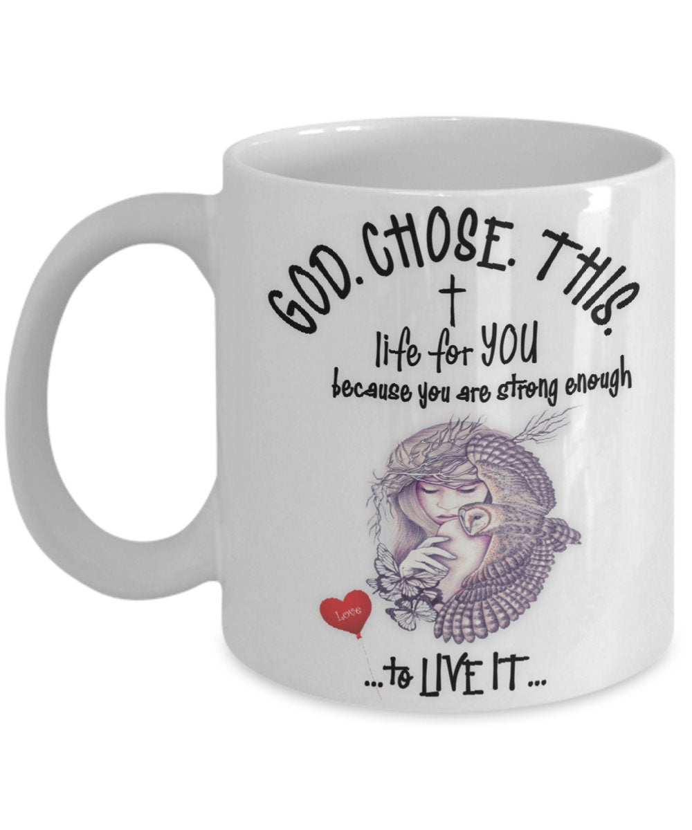 Inspirational Daughter Sister Mom Coffee Mug Gift for Life