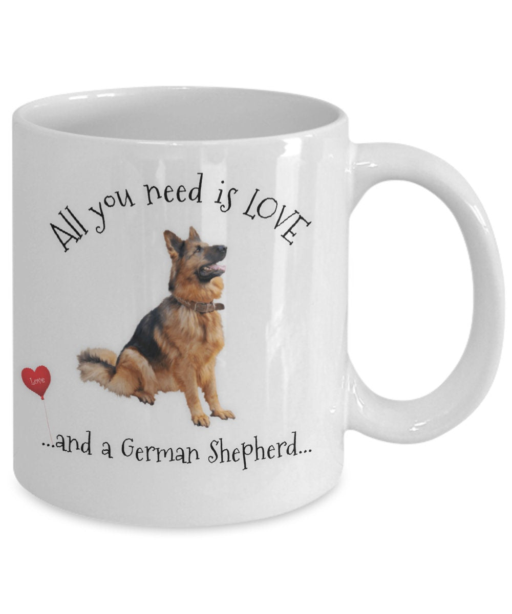 German Shepherd Coffee Mug for Dog Lovers and Gift Givers