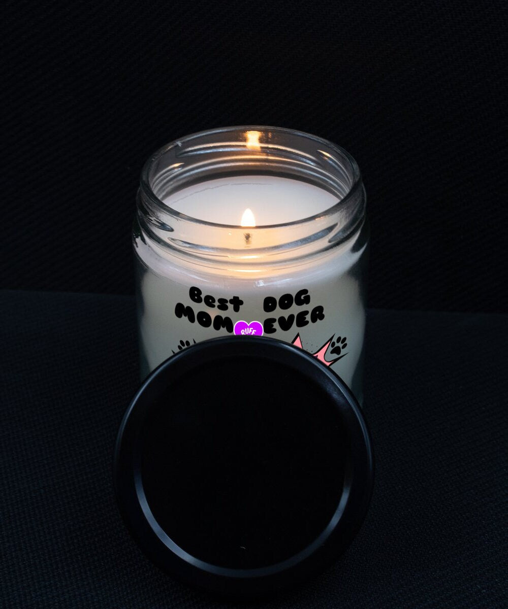 Best Dog Mom Ever Candle Gift for Dog Lovers