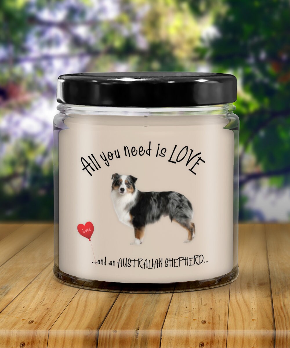 All you need is love vanilla dog candle gift for pet lovers