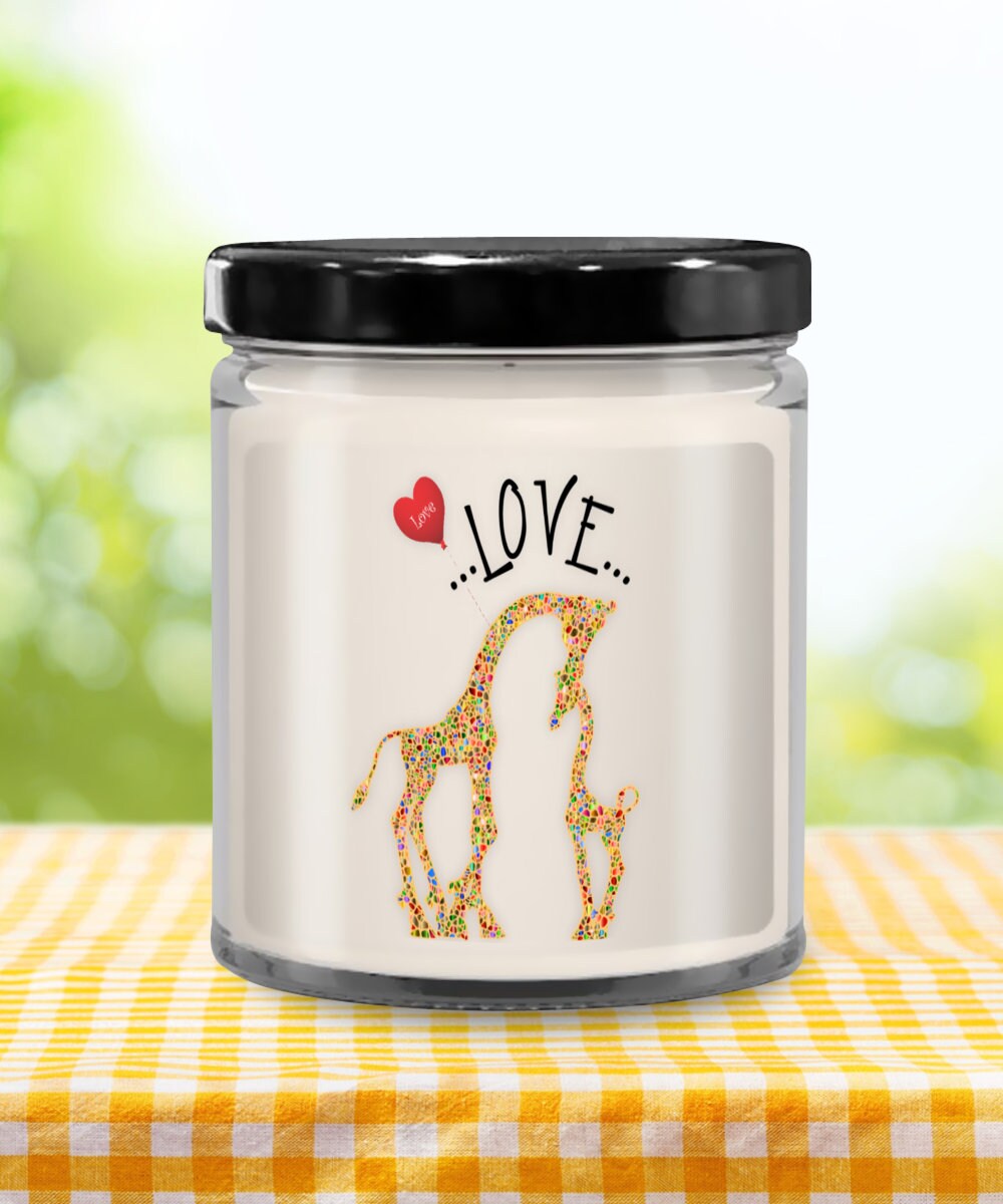 Giraffe Vanilla Candle Gift Set for Mother’s Day and Special Occasions