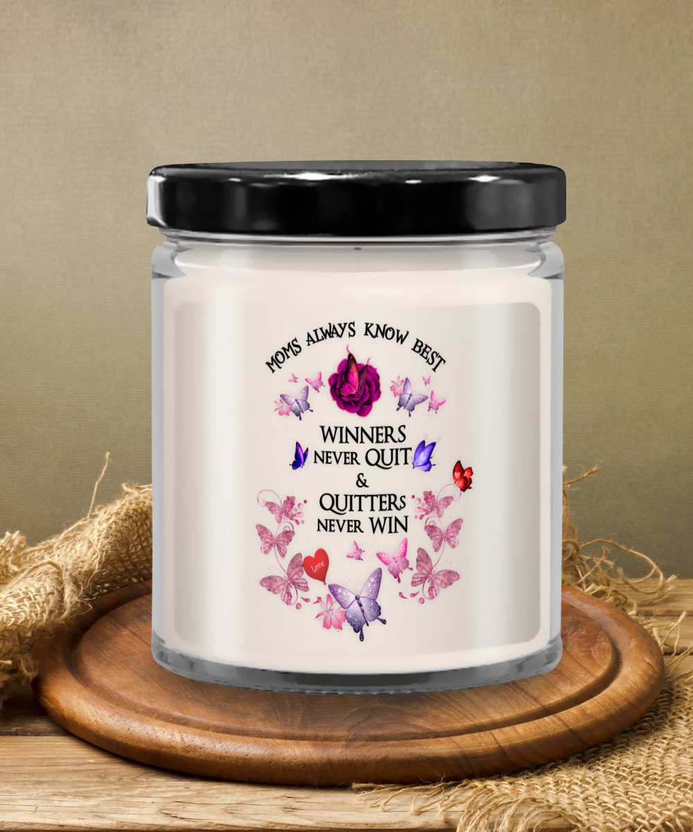 Spring Candle Floral Gift for Mom Inspirational Home Decor