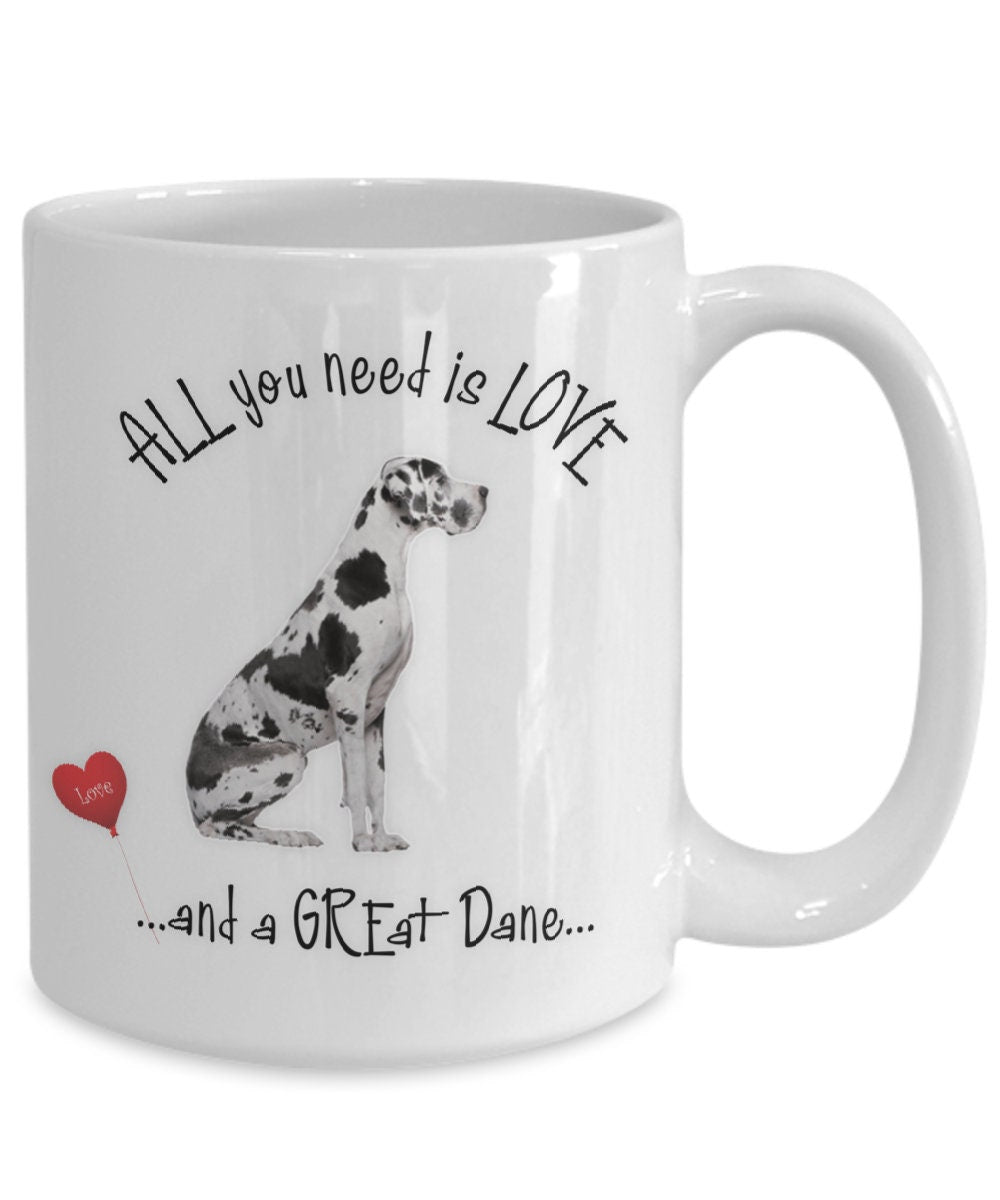 Celebrate Great Dane Love with This Charming Great Dane Mug