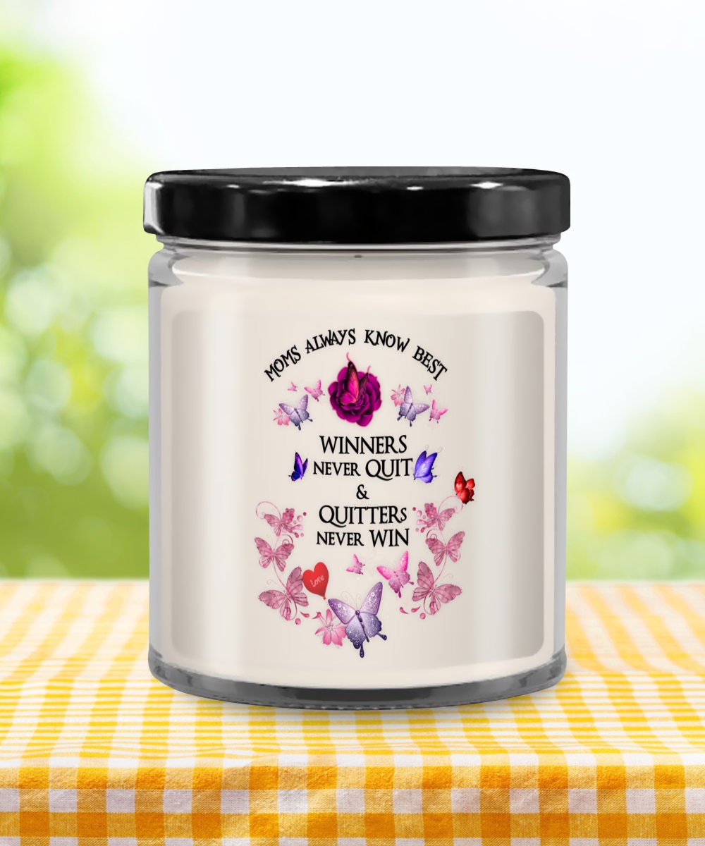 Spring Candle Floral Gift for Mom Inspirational Home Decor