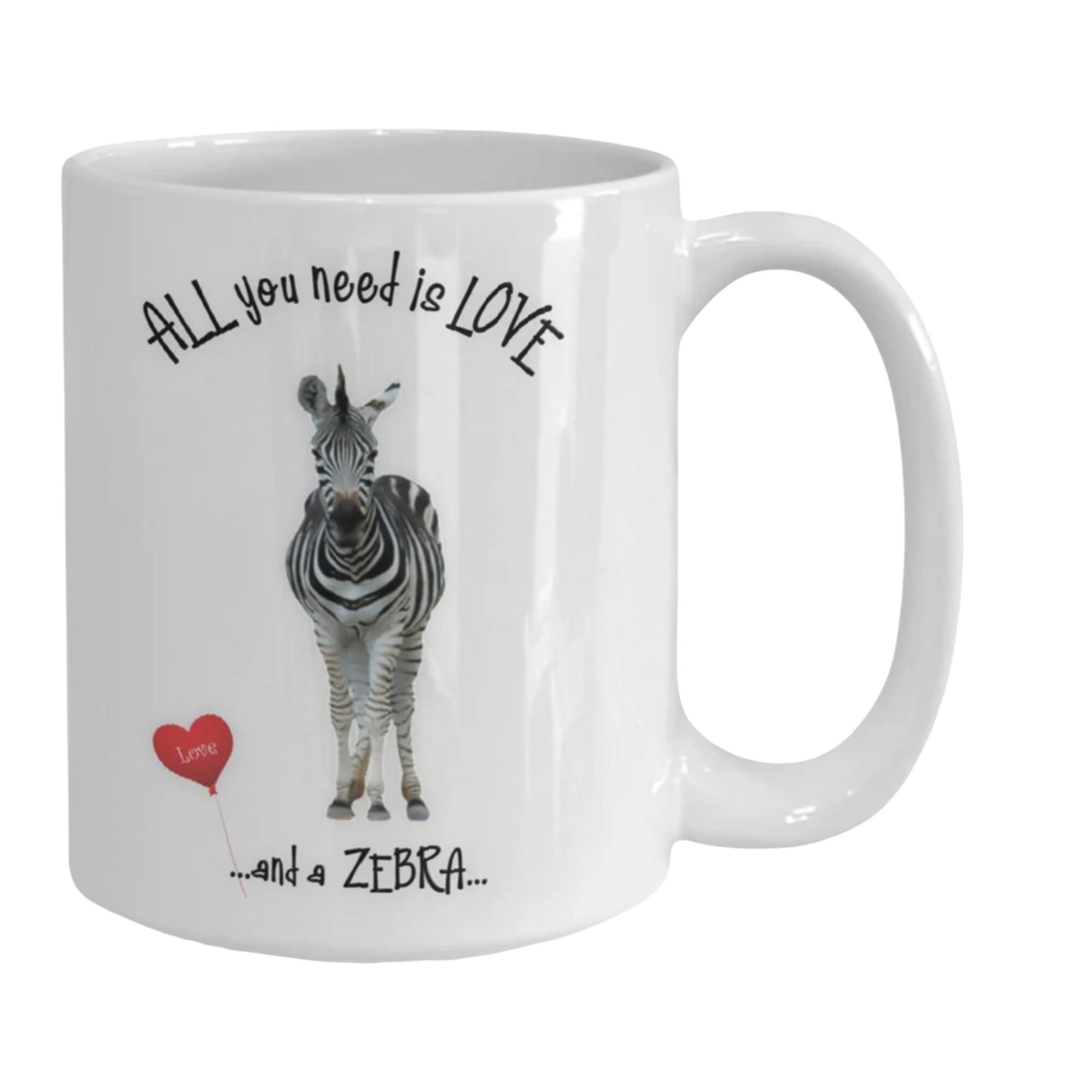 All you need is love and a zebra mug for a perfect gift