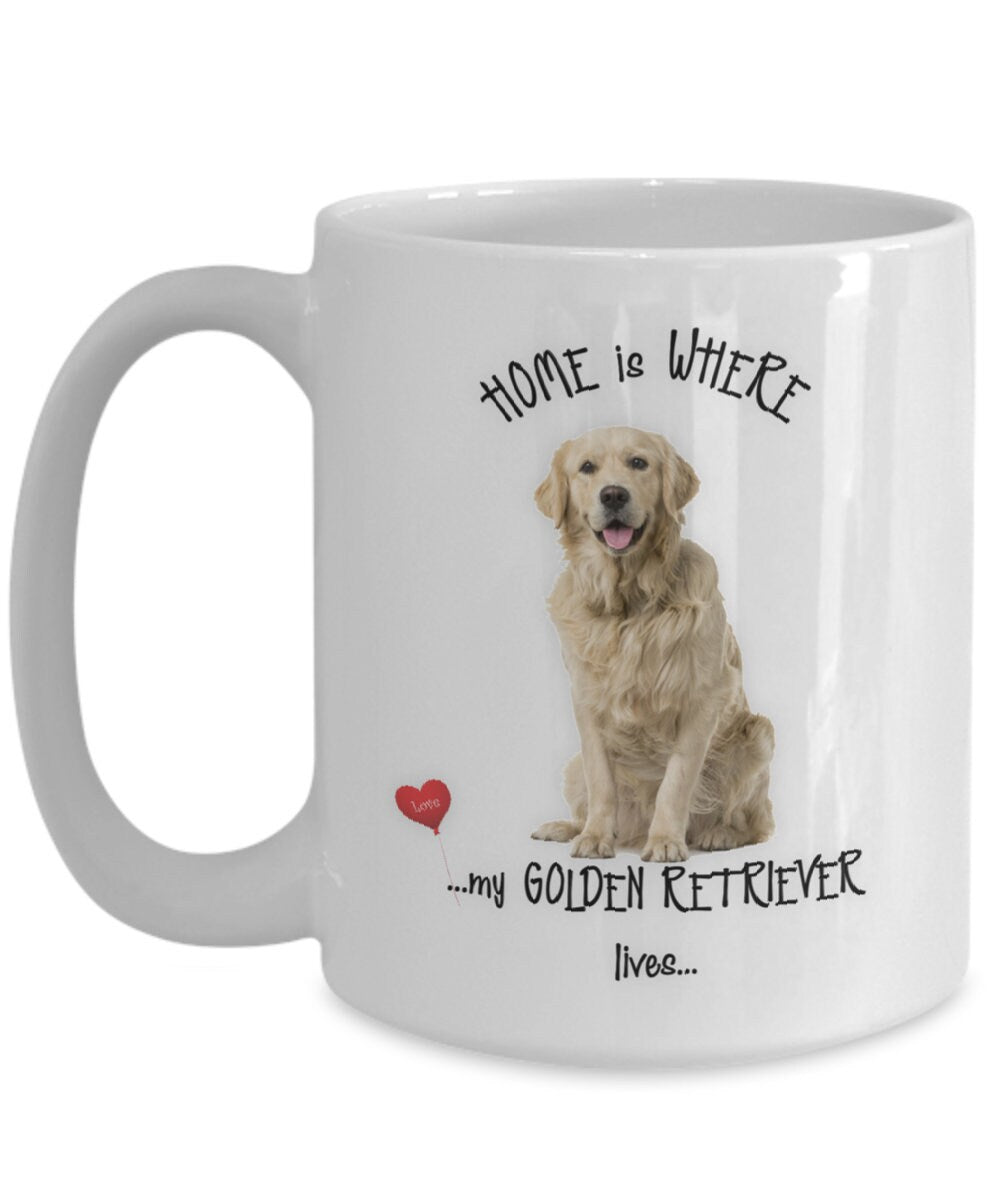 Golden Retriever Gift Coffee Mug for Dog Lovers and Home Decor