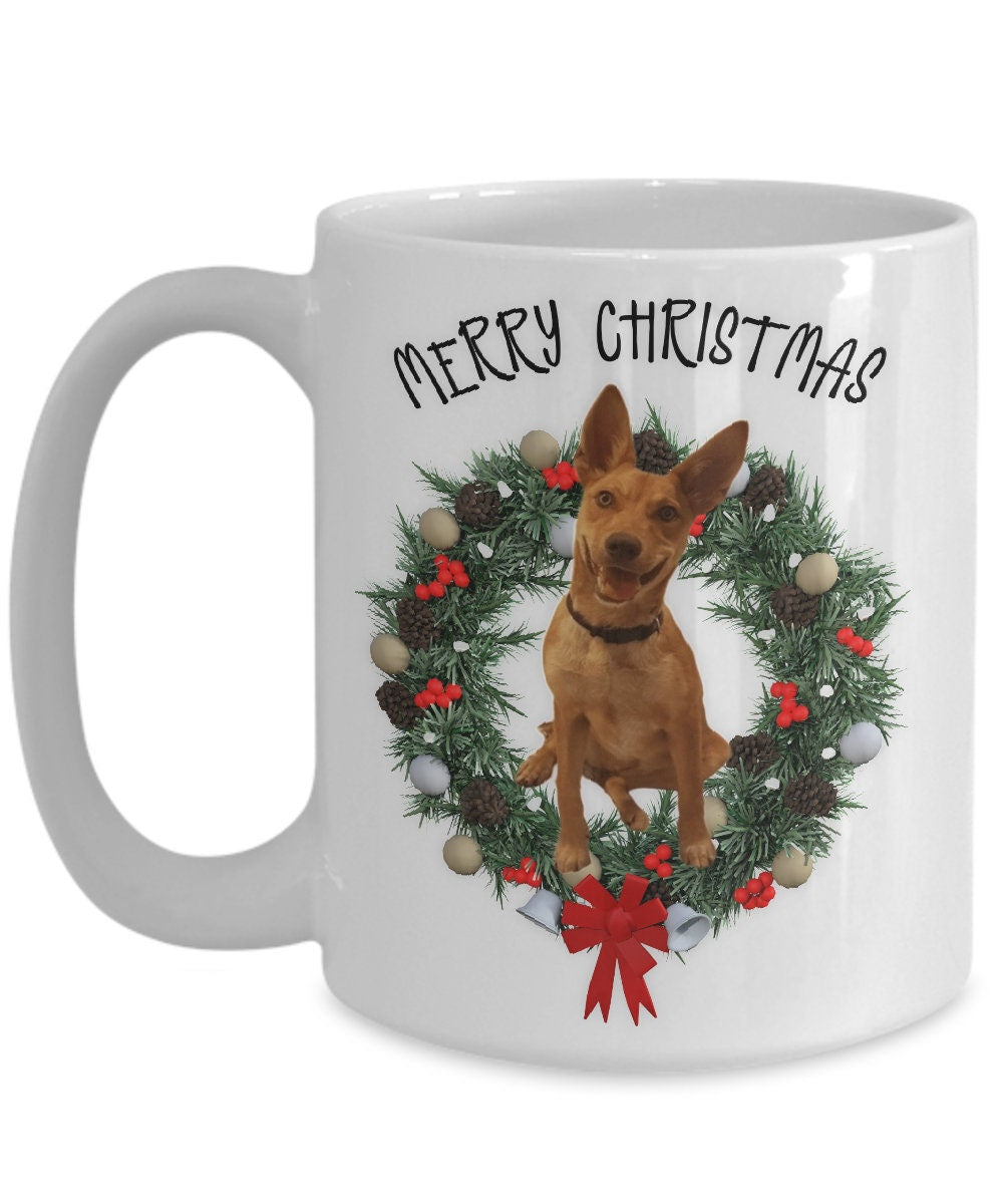 Celebrate the holidays with a festive Dingo Christmas mug