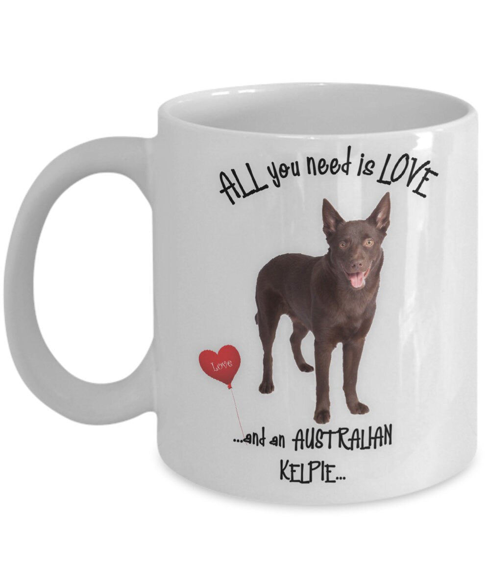 Australian Kelpie Dog Mug for Coffee Lovers and Pet Moms