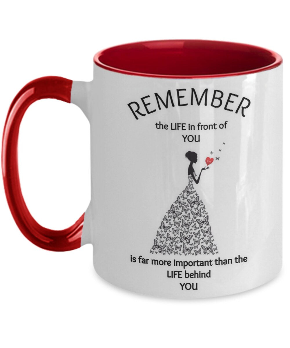 Inspirational Daughter Mug Gift from Mom with Heartfelt Quote