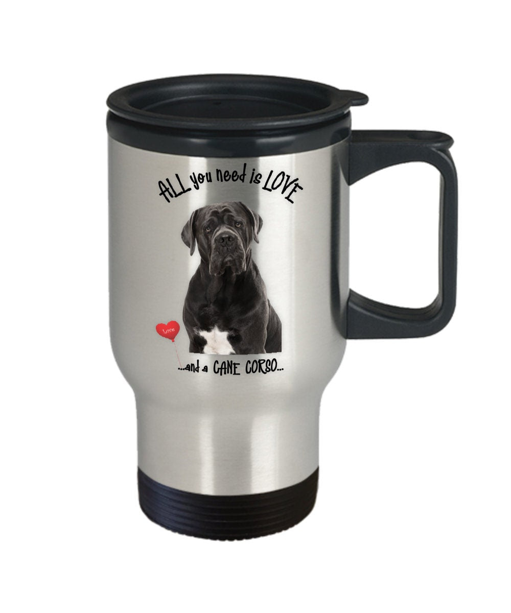 Cane Corso Travel Mug - A Perfect Gift for Dog Lovers