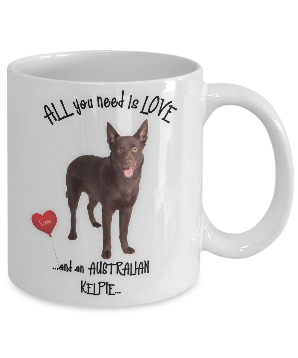 Australian Kelpie Dog Mug for Coffee Lovers and Pet Moms