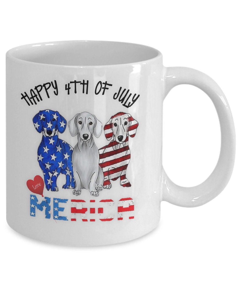 Happy 4th of July Mug Patriotic Gift I Love America USA