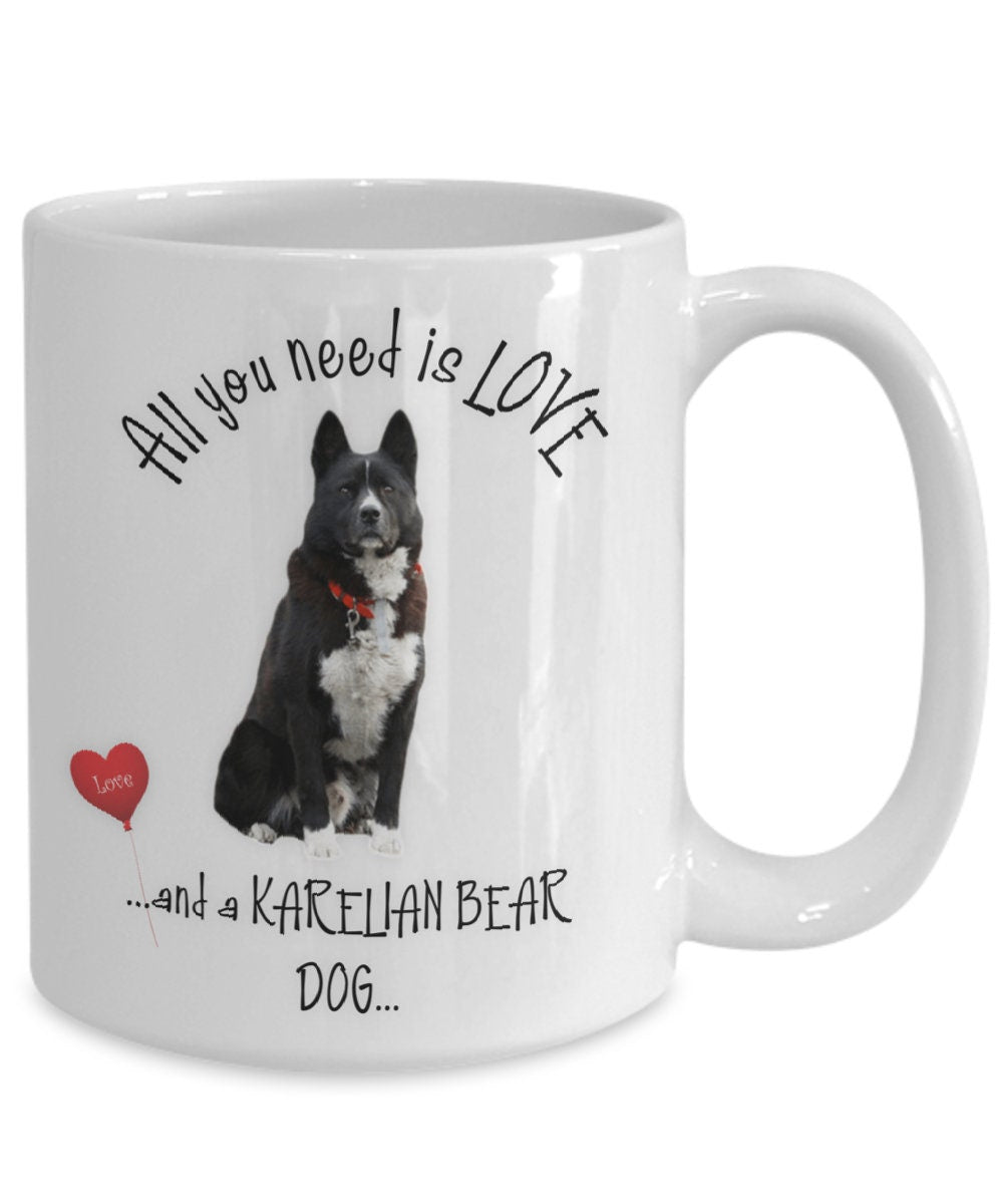 All you need is love and a Karelian Bear Dog mug