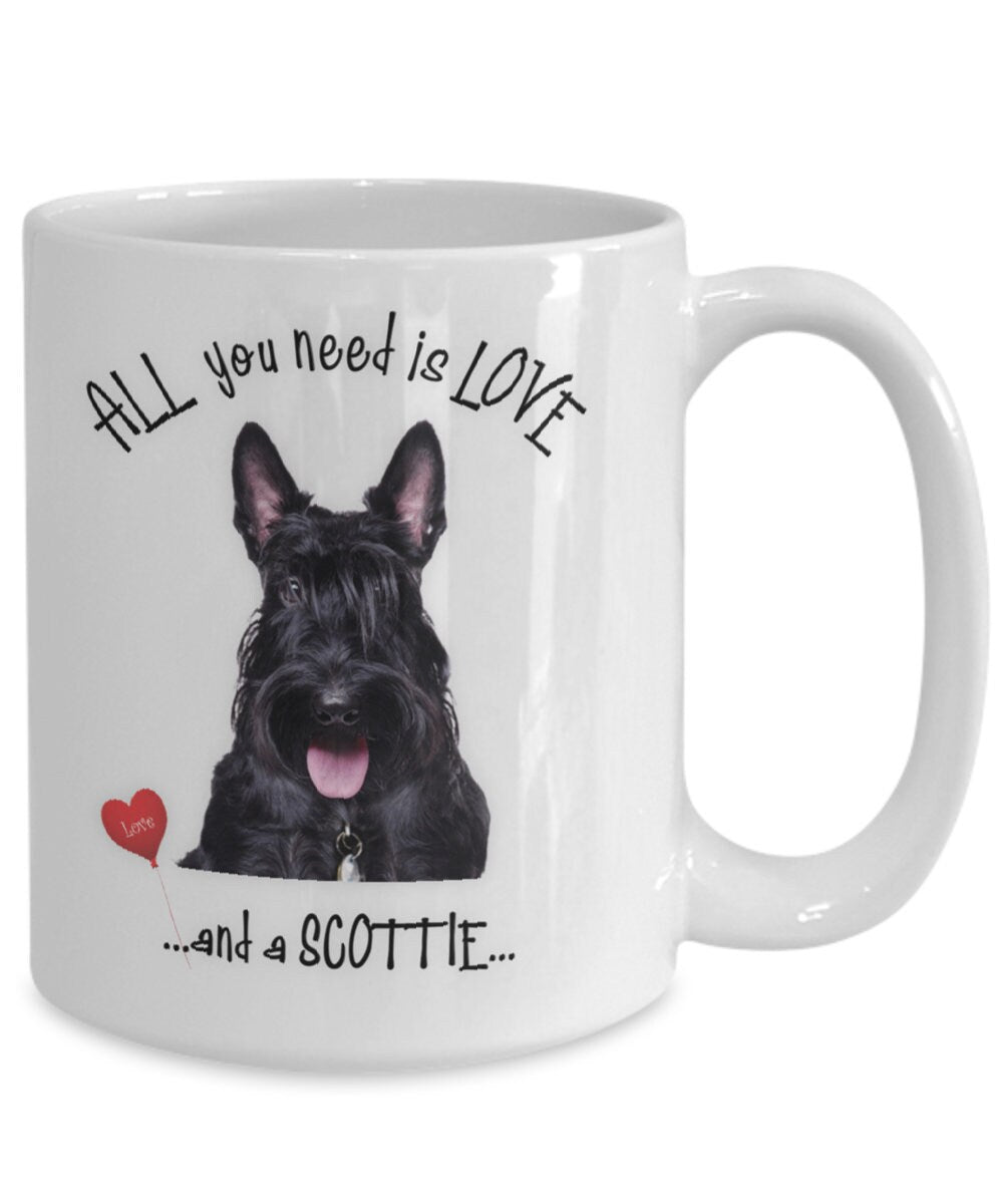 All you need is love and a Scottie coffee mug