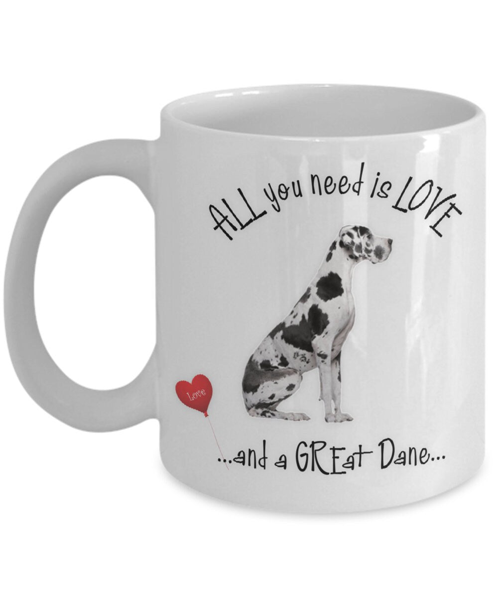 Celebrate Great Dane Love with This Charming Great Dane Mug