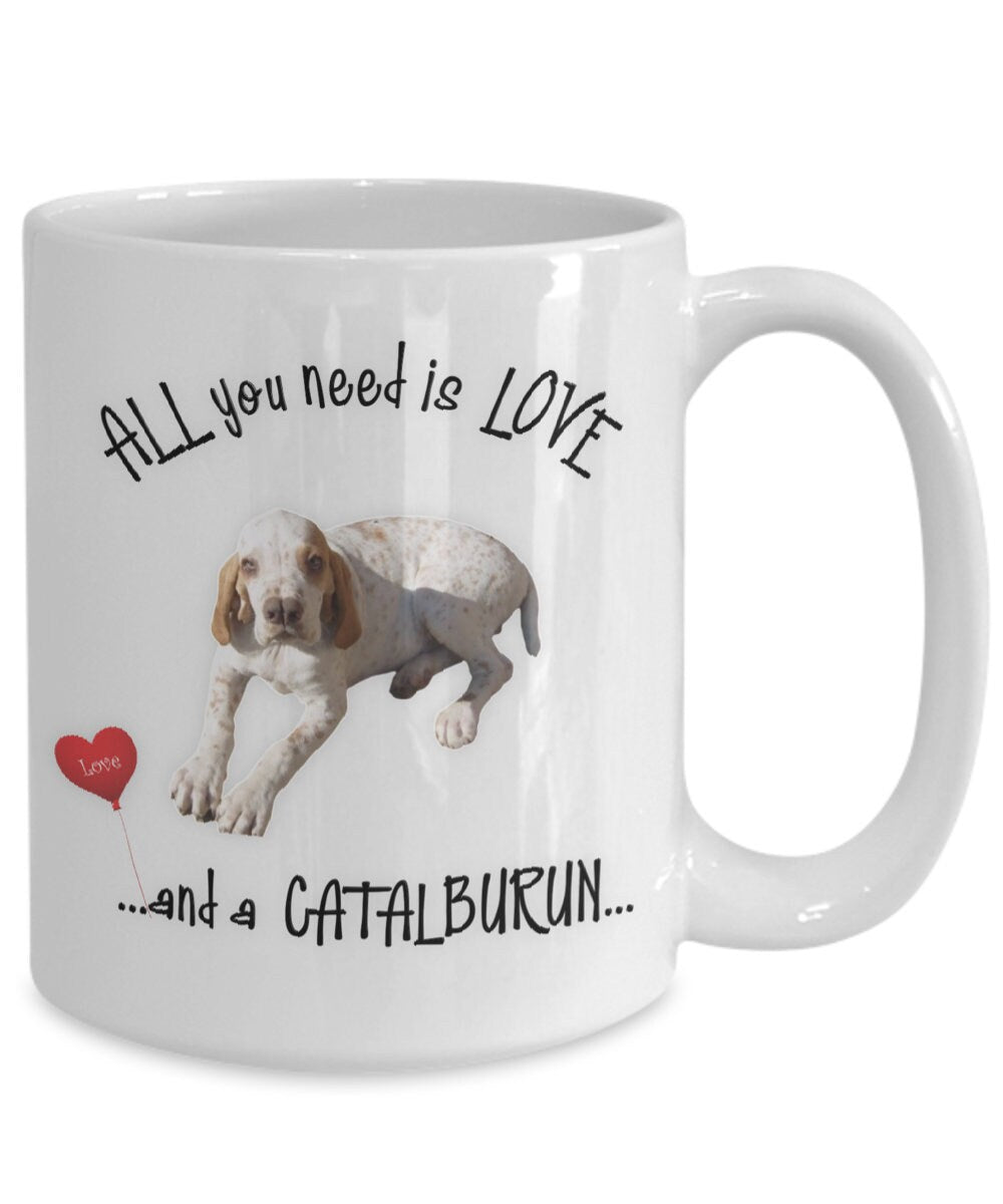 All you need is love and a Catalburun dog coffee mug