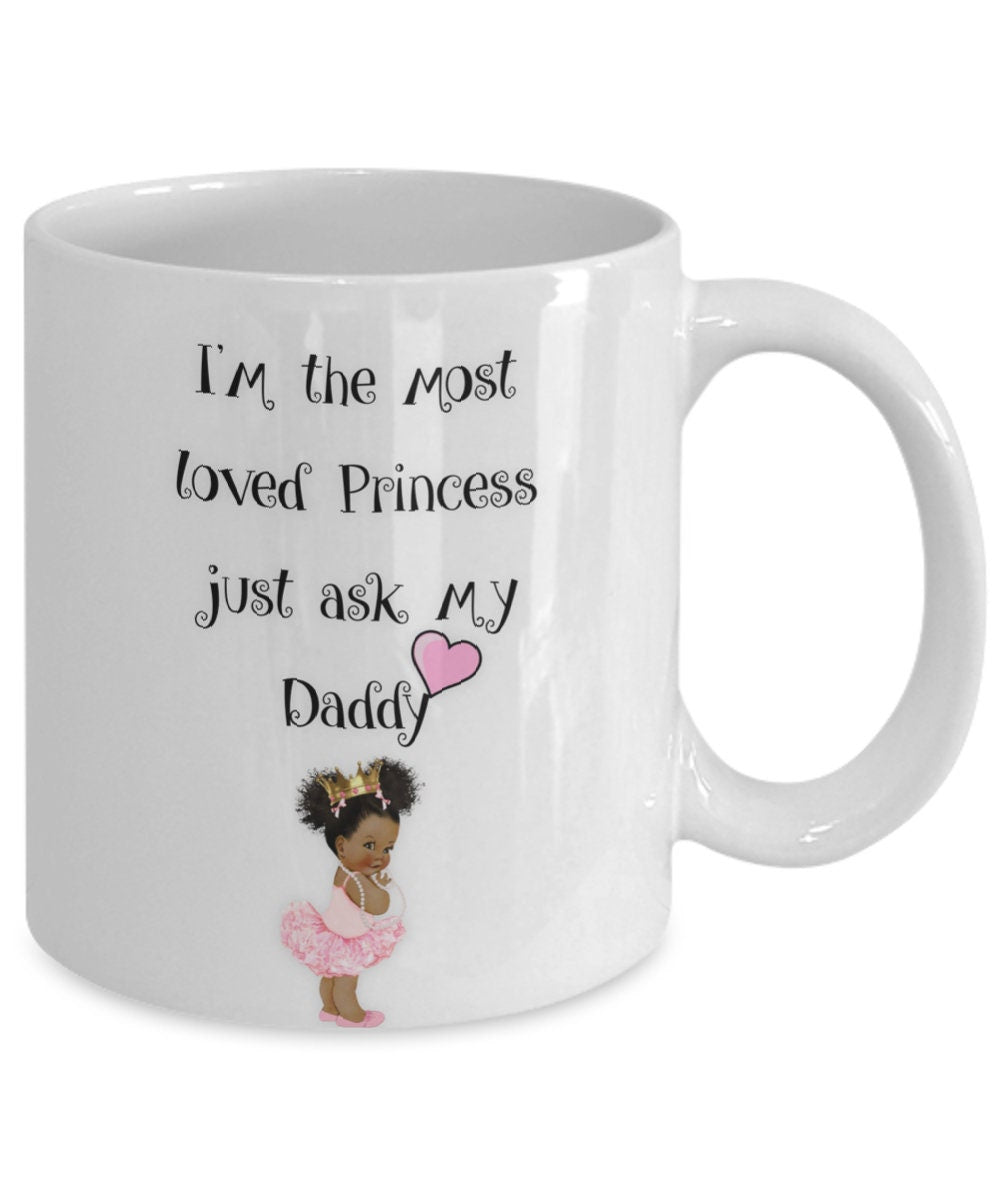 I Love My Daughter Princess Mug Gift from Dad