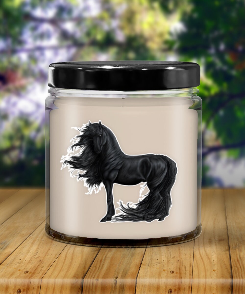 Vanilla Scented Candle Horse Gift for the Horse Lover