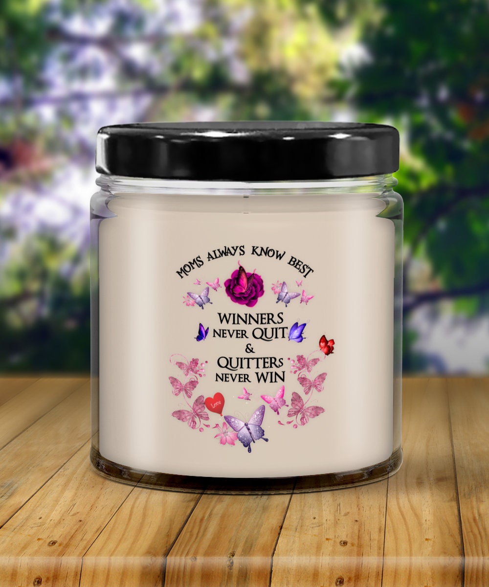 Spring Candle Floral Gift for Mom Inspirational Home Decor