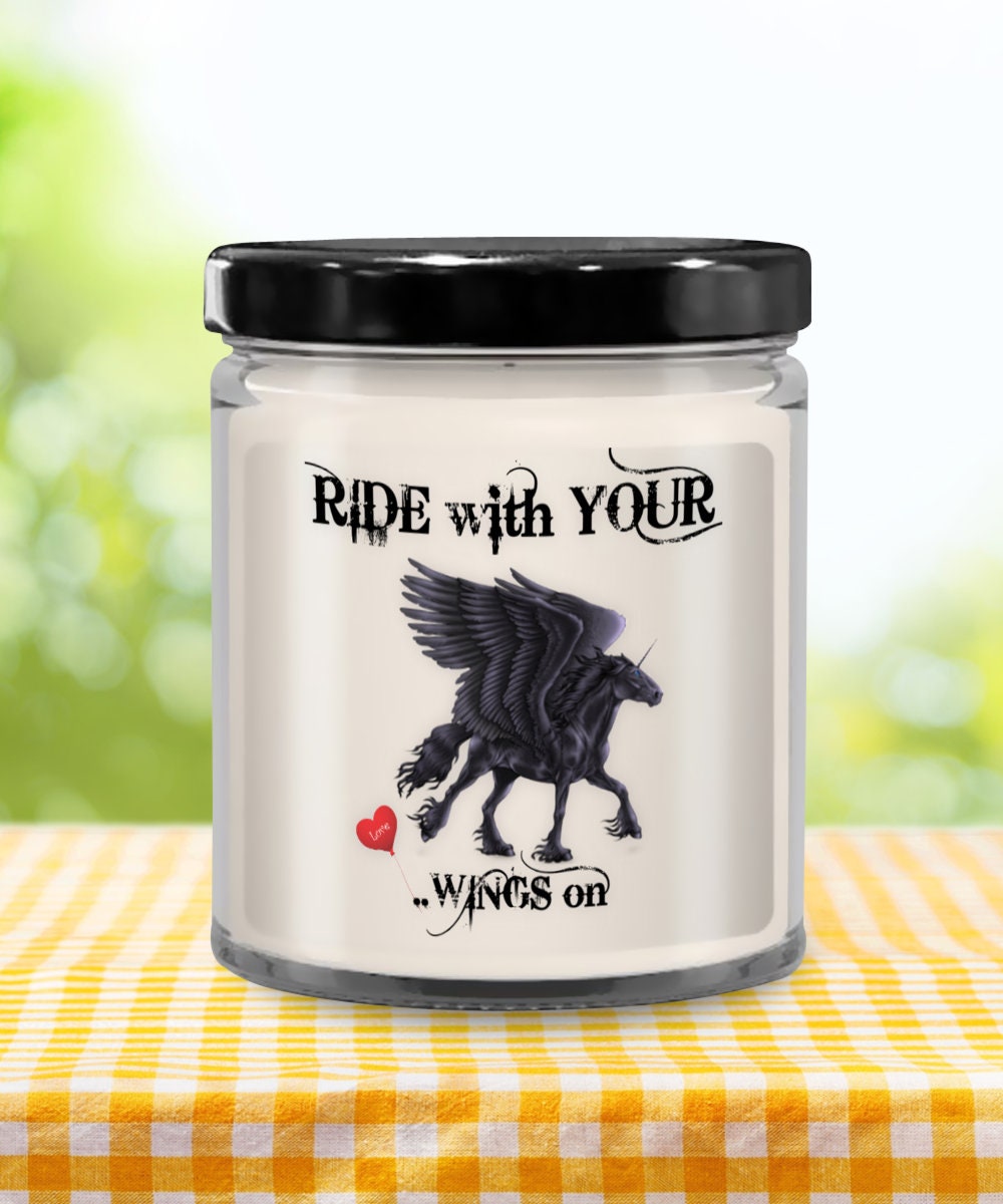 Horse Candle Gift for Horse Lovers Horse Riding and Mom Inspired