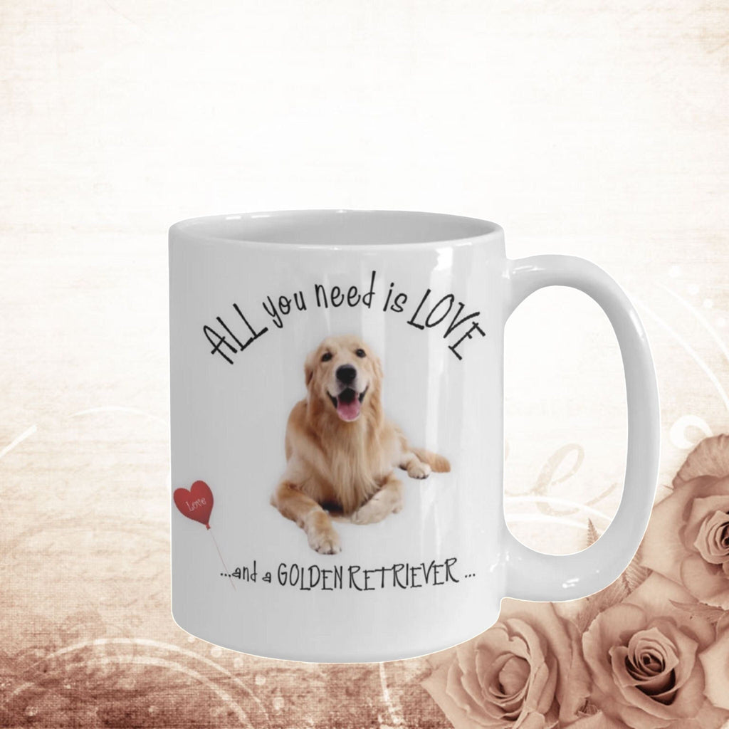 All you need is love and a Golden Retriever coffee mug