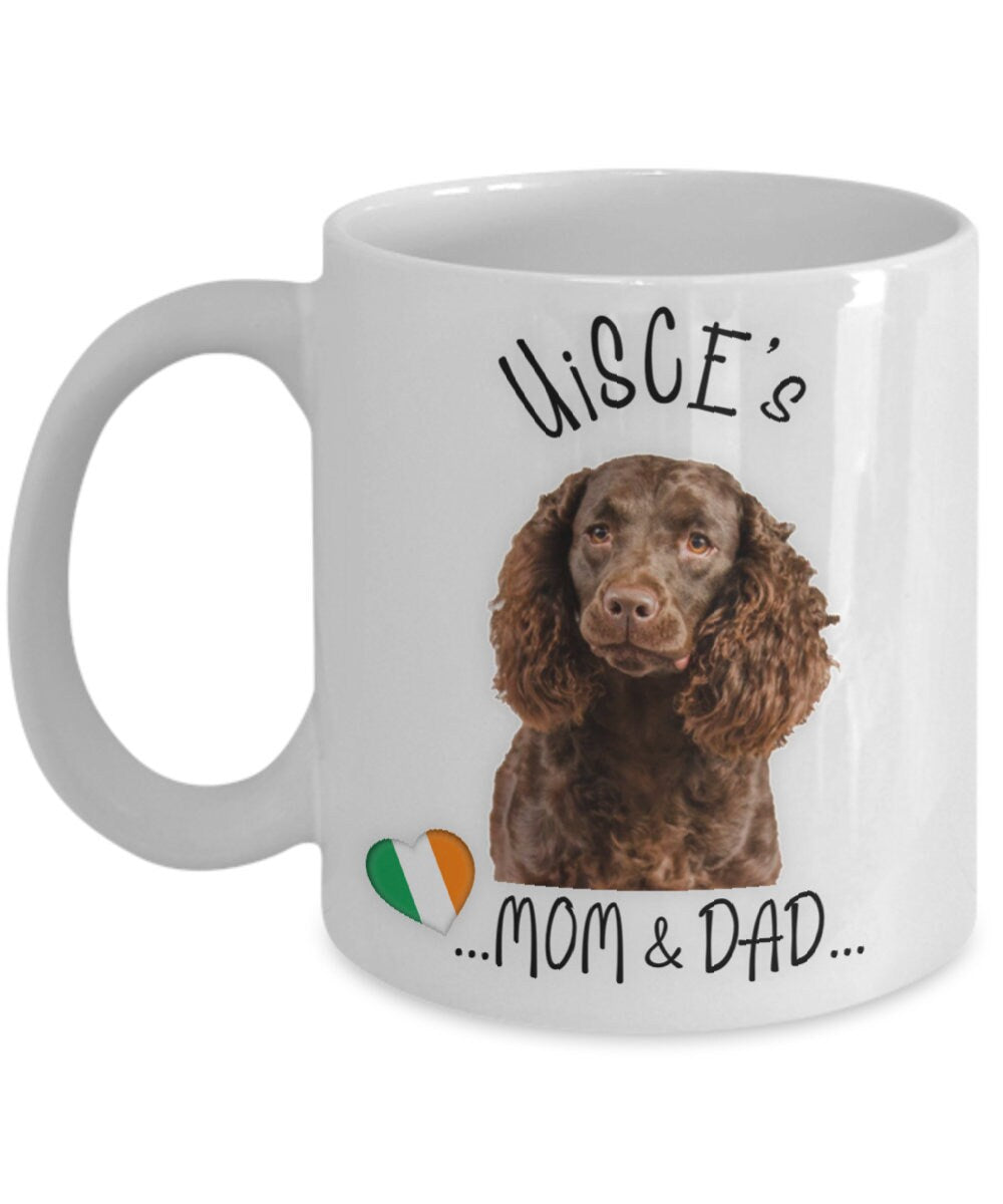 Irish Water Cocker Spaniel Coffee Mug for Uisce Mom and Dad