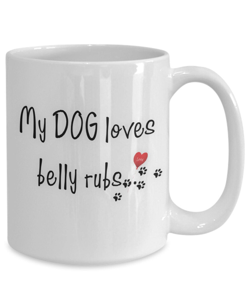 Funny Dog Mug Gift for Mom with Cute Dog Quotes and Sayings