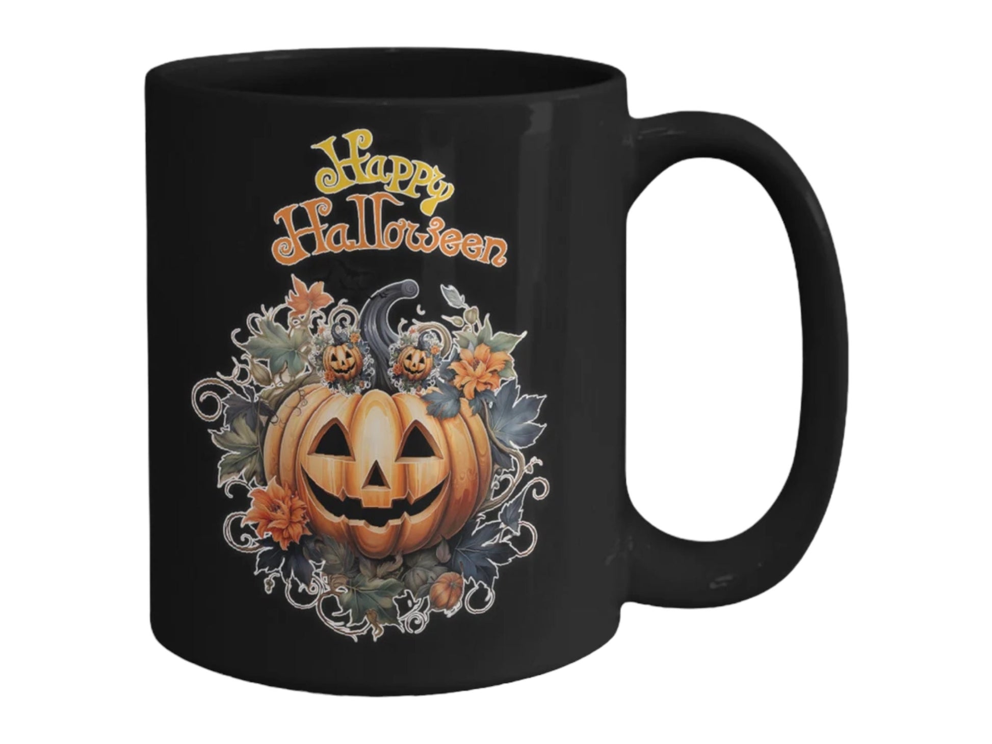 Celebrate Halloween with a Happy Halloween Pumpkin Coffee Mug