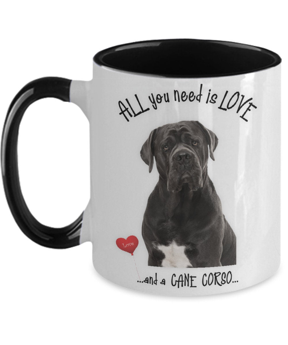 Show your love with this Cane Corso dog mug for pet lovers