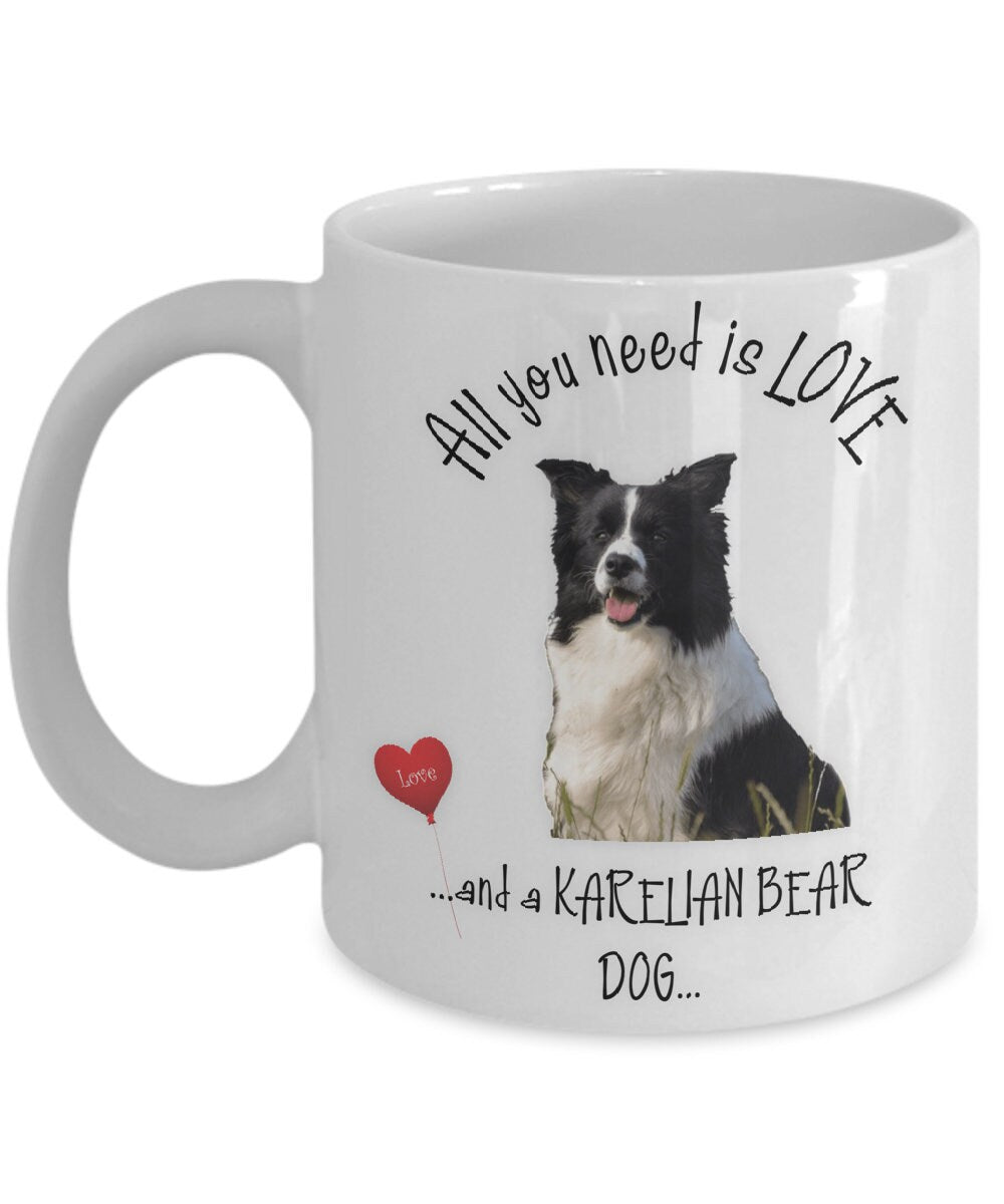All you need is love and a Karelian Bear Dog mug