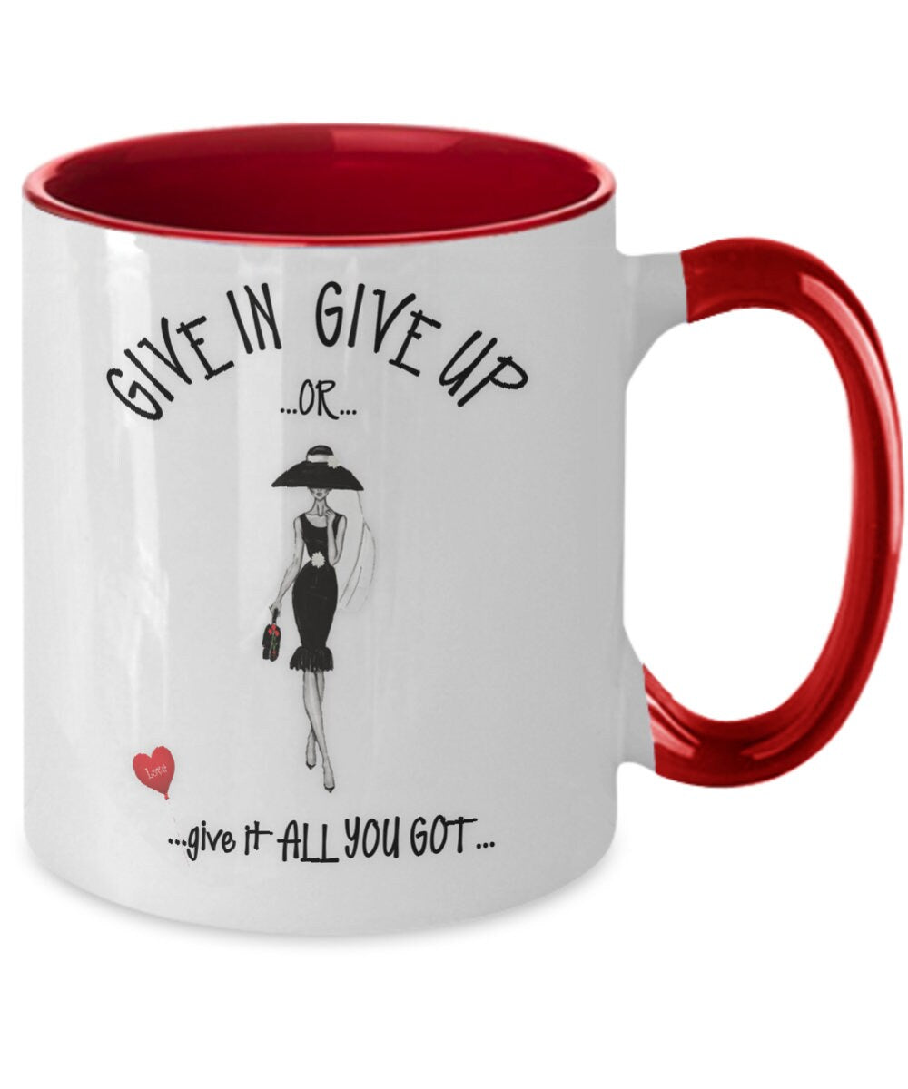 Stay Strong Mug with Inspirational Quote Gift for Her