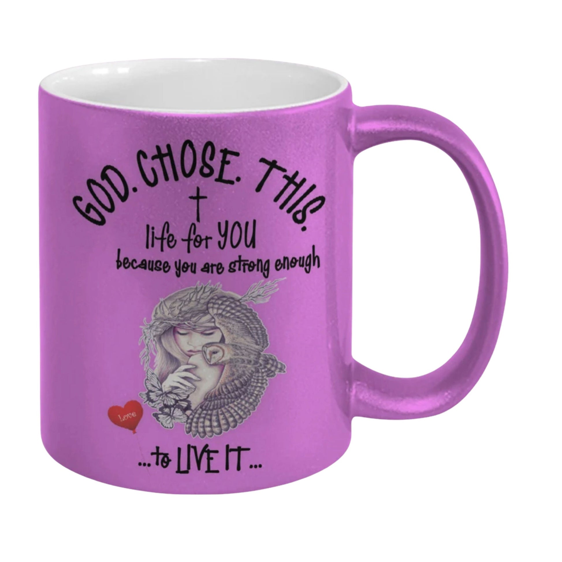 Life Quote Mug God Is Good Chose You Spiritual Inspirational Gift