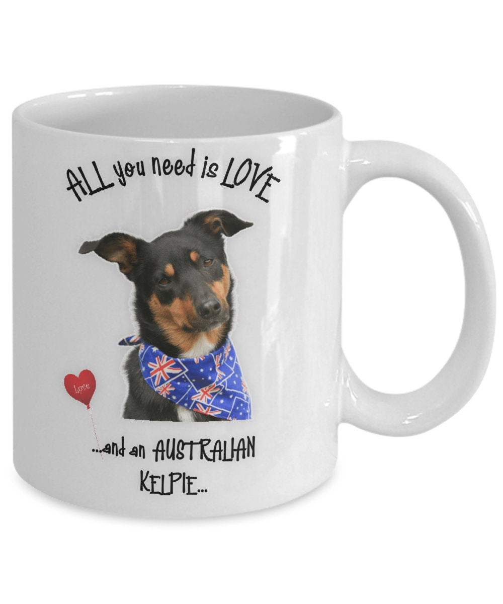 Celebrate Your Love with the Australian Kelpie Dog Mug Gift