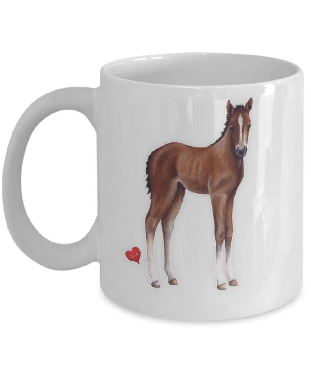 Celebrate Horse Love with This Cute Baby Horse Mug for Moms