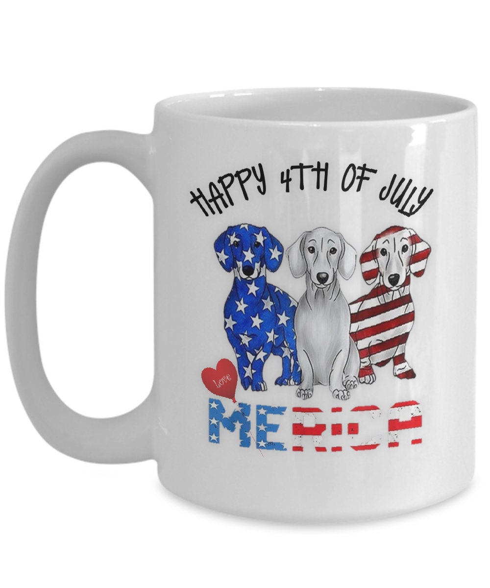 Happy 4th of July Mug Patriotic Gift I Love America USA