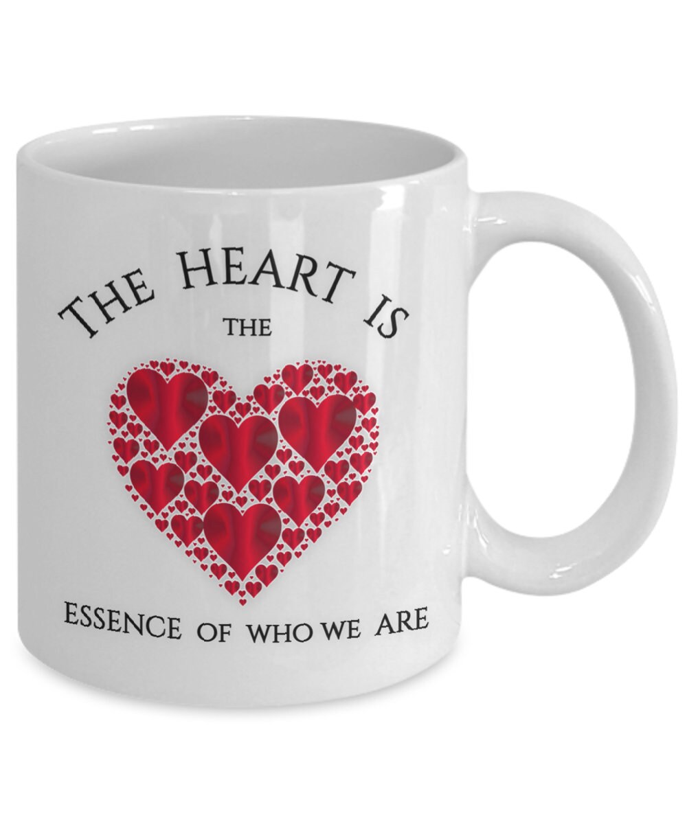 Heart Design Mug Gift for Her with Love and Meaningful Quote