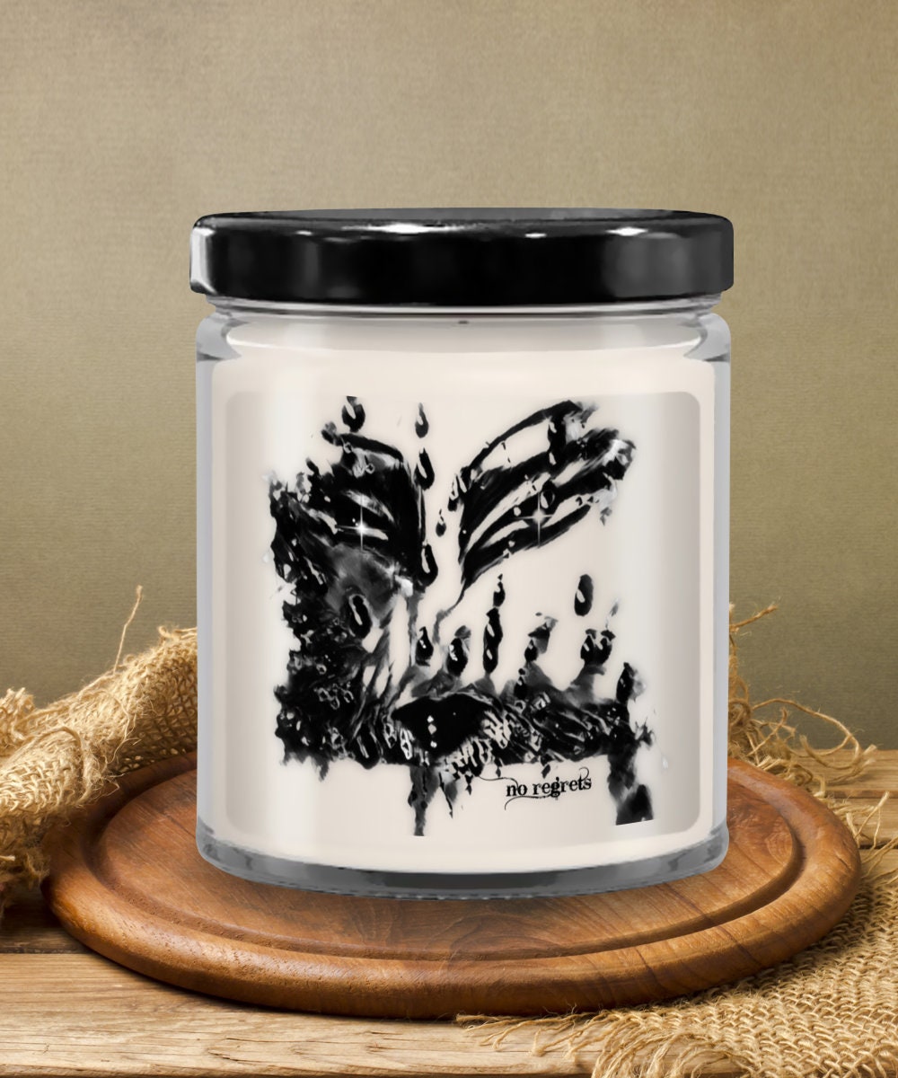 Vanilla Art Candle Unique Gift for Home or Mom Decor