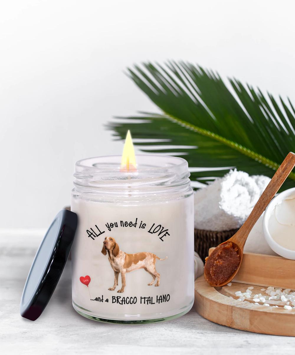All you need is love and a BRACCO Italiano candle gift