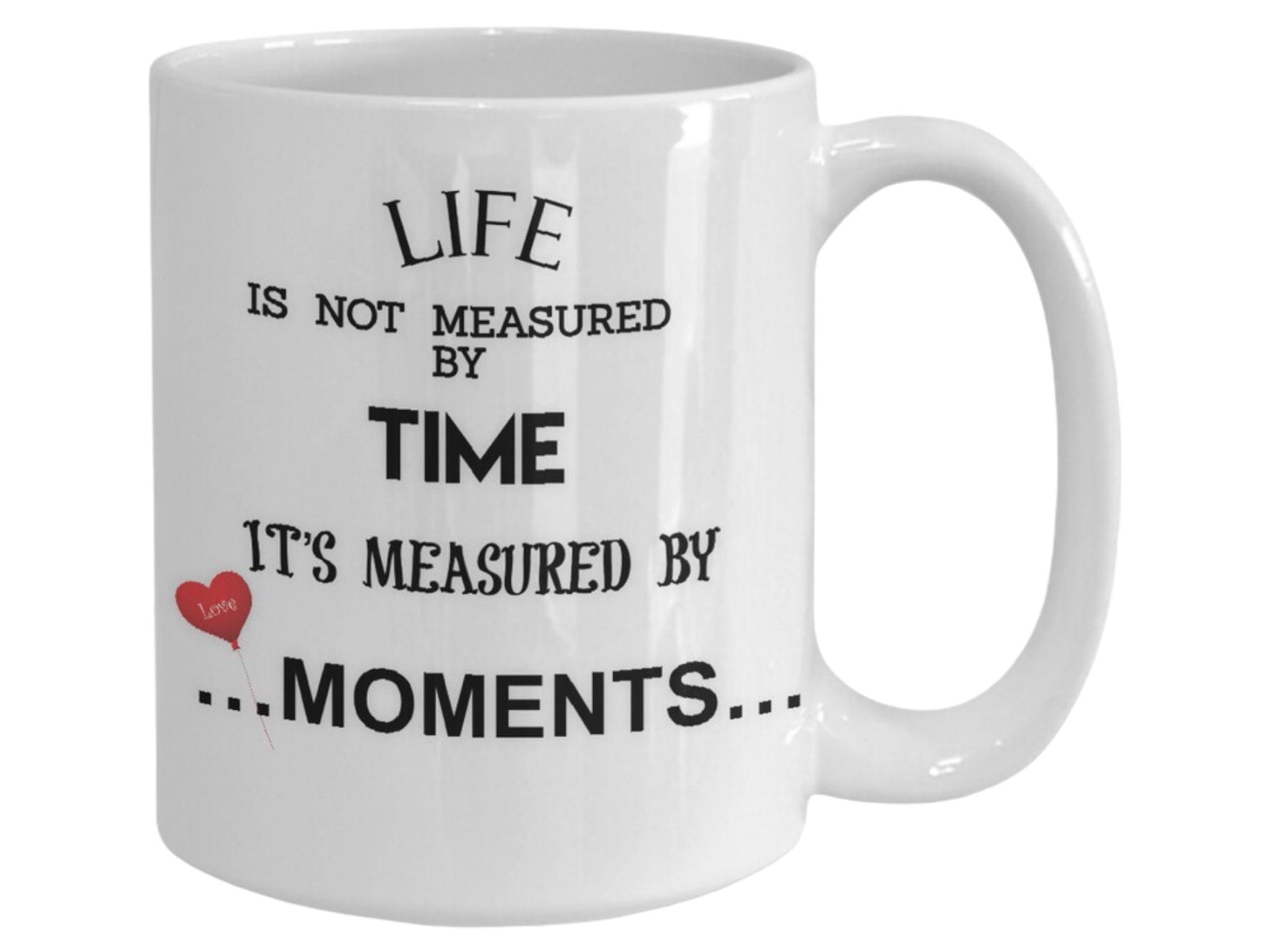 Life Quote Mug Ceramic Gift Inspirational Coffee Cup for Her
