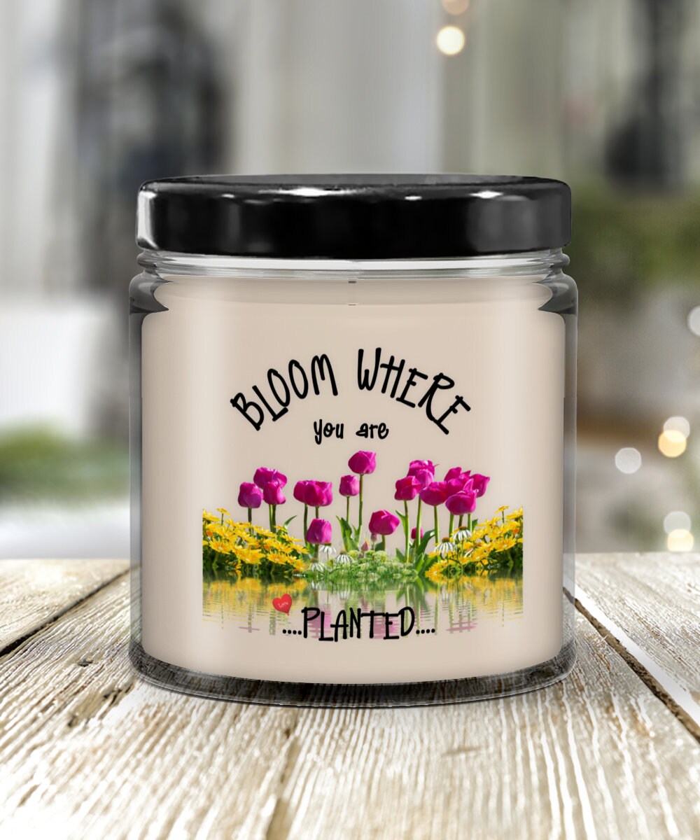 Vanilla Candle Gift for Mom Mothers Day Scented Jar Candle