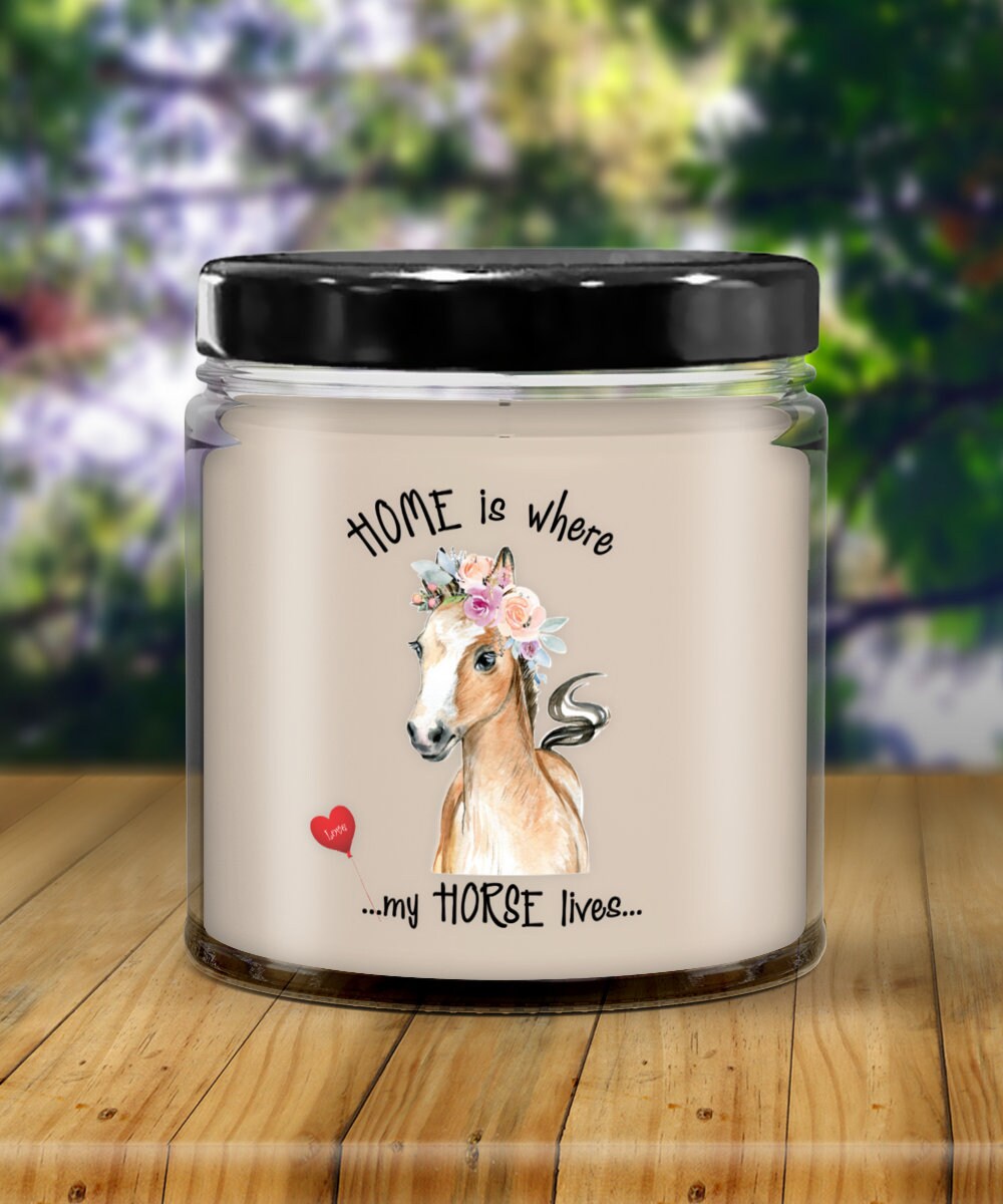 Home Is Where My Horse Lives Scented Candle Gift