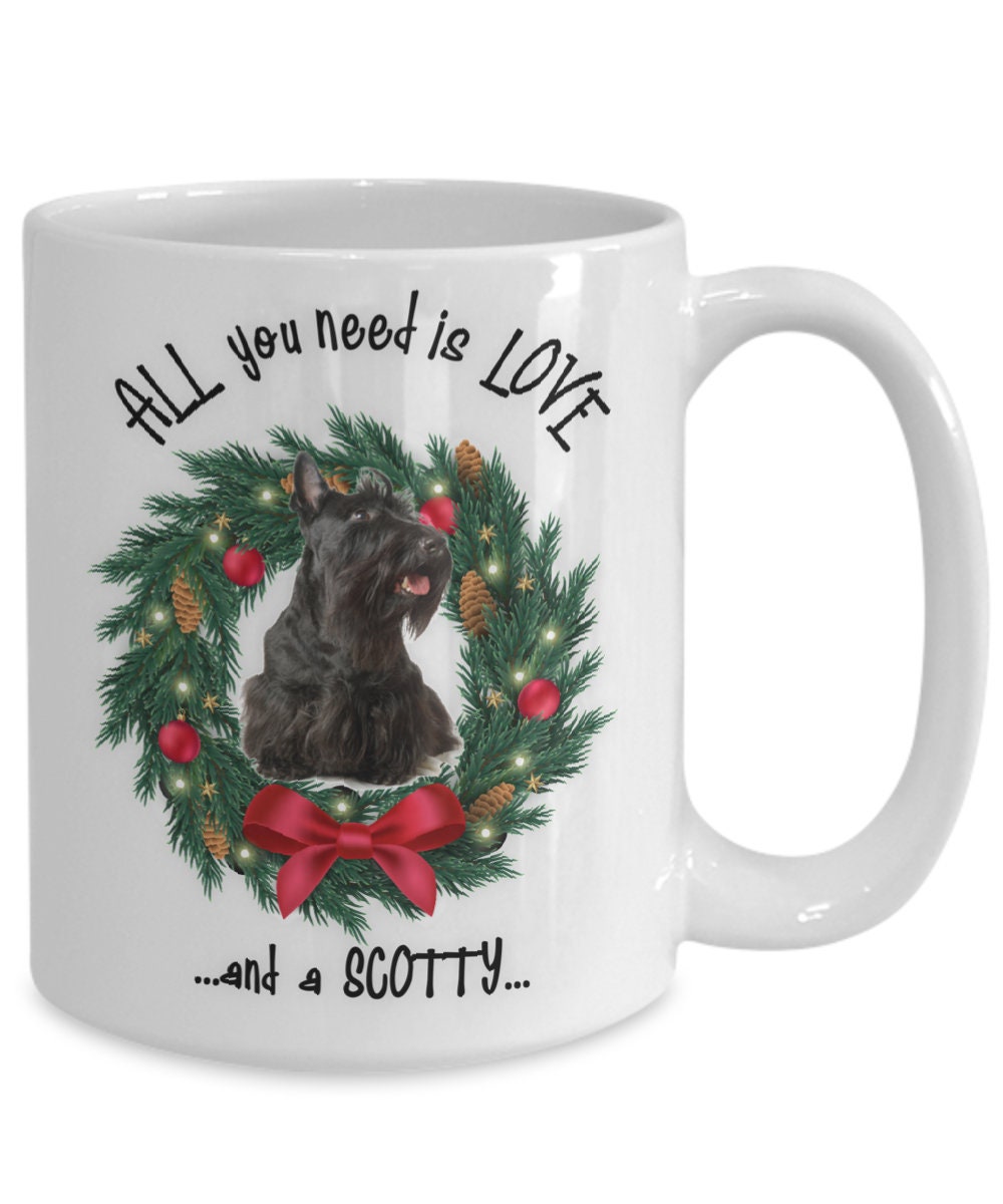 All you need is love and a Scotty ceramic coffee mug