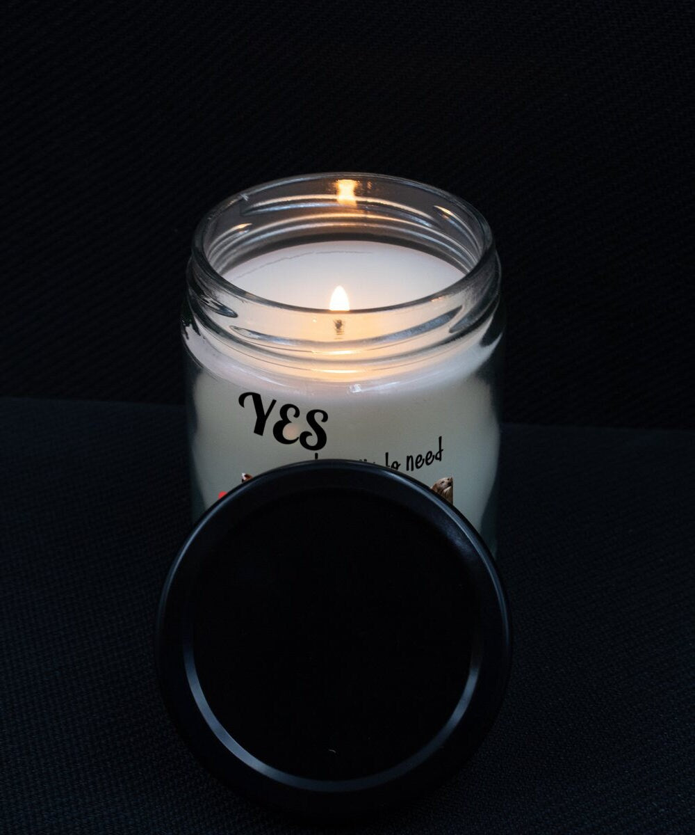 Dog gift Dog candle Yes i really need these dogs candle