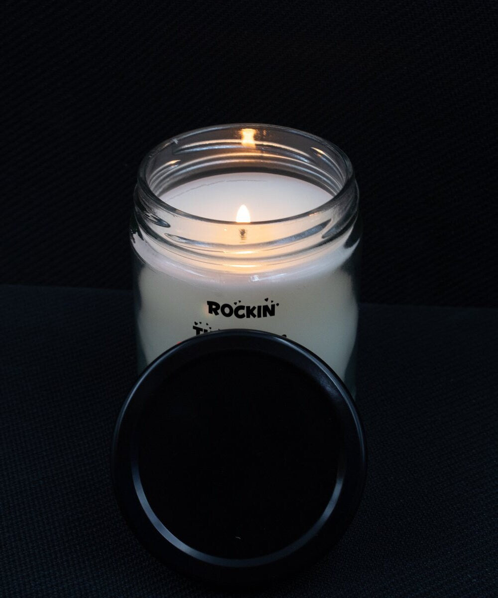 Rocking the Dog Mom Life Candle Perfect Gift for Dog Lovers