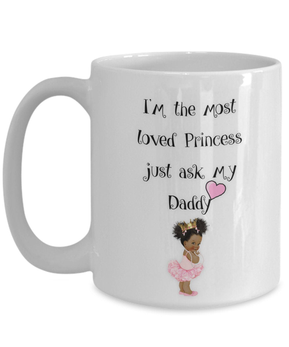 I Love My Daughter Princess Mug Gift from Dad